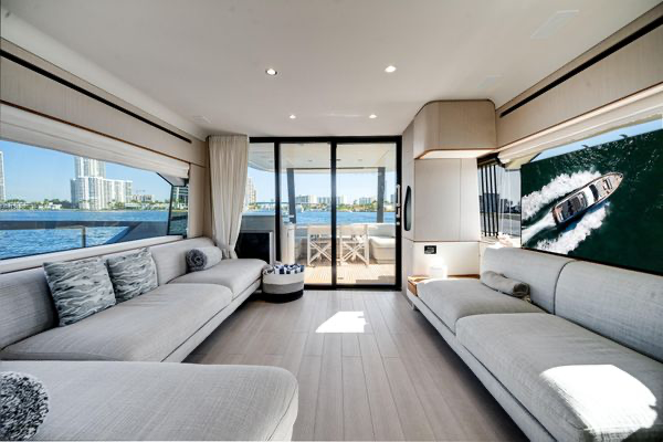 Inside the 2023 Azimut Fly 68: Four Cabins, Enclosed Galley, Two Living Rooms
